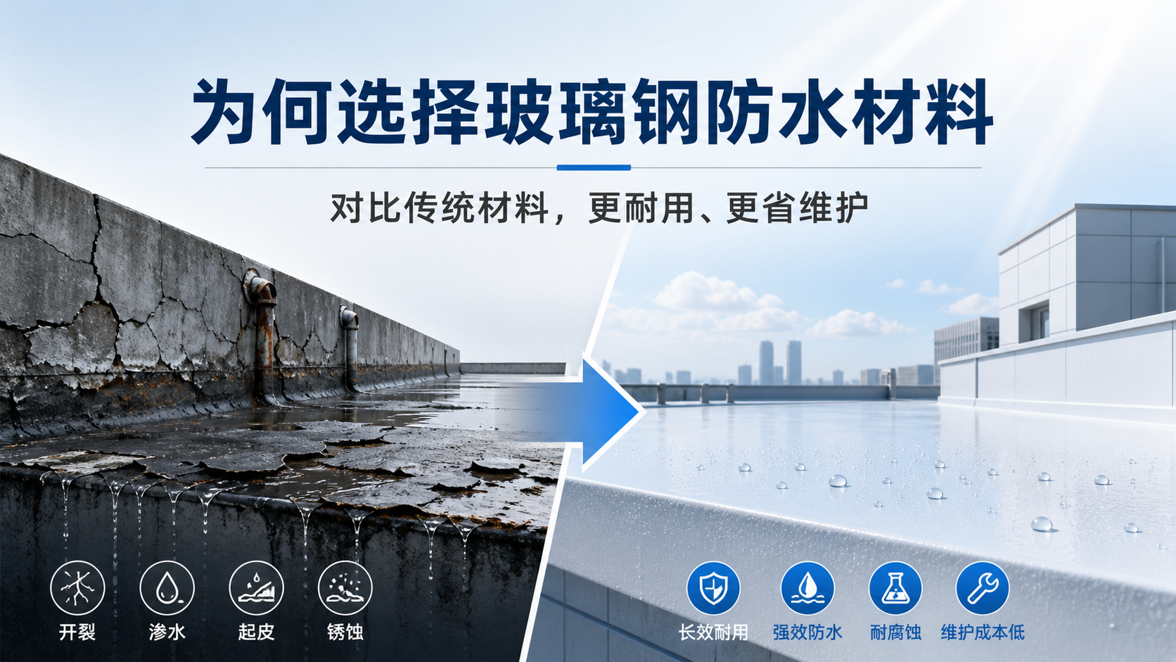 在宣城，为何选择玻璃钢防水材料而非传统材料
